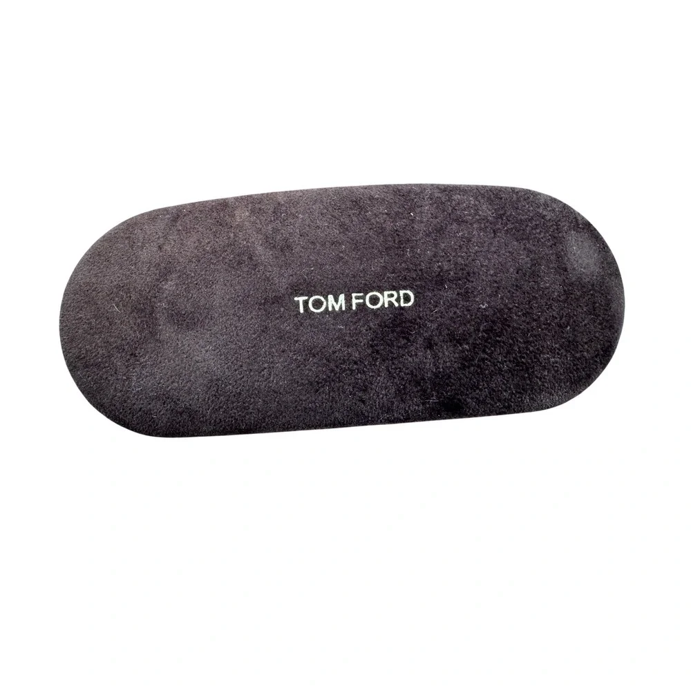 Tom Ford Brown Suede Hard Case for Glasses‎ Sunglasses Eyewear